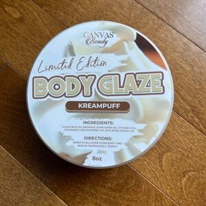 Canvas Beauty Body Glaze Kreampuff Scented 8oz Container